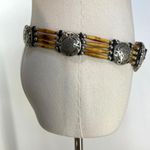 Handmade Western Conch Leather Belt 38 Photo 2