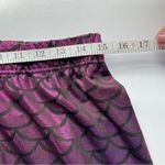 High Waist Fish Scale Printed Tummy Control Pants Workout Leggings Pink Mediun Black Size M Photo 7