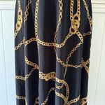 Ralph Lauren  Black Chained High Neck Dress Photo 2