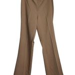 12 Creme khakis bell bottom side zip up slacks Photo 0