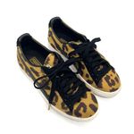Puma Animal Print Leopard Fur Sneakers Runners Trainers Clyde Suits Casual Shoes Photo 3