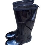 Kamik  tall boots‎ black rain size 6 NEW Photo 8