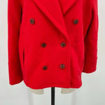 J.Crew Melton Wool Peacoat Brilliant Flame Red Size 4 Photo 4