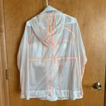 Hurley  TRON Legacy Jacket White Neon Orange Lightweight Nylon Windbreaker Size L Photo 6