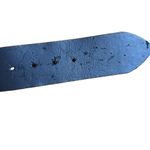 Brown Tooled Leather Wide Statement Belt Rings Boho Waist Festival Women’s Sz S Photo 8