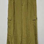 Madewell  NWT $108‎ The Harlow Green Wide-Leg Cargo Trouser Pant sz 10 Boho Photo 0