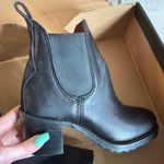 Frye NWT  Sabrina Chelsea Black Leather Boots Photo 6