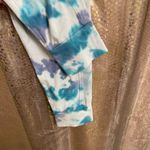 PINK - Victoria's Secret  Blue Purple Aqua Tie Dye Cotton Lounge Joggers, XS Photo 4