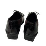 Ara Women Rachel Loafer Size 6G Low Wedge Slip On Shoe Brown Croc Leather Photo 4