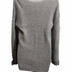 American Eagle AEO Grey Tie Sleeve Sweater Photo 1