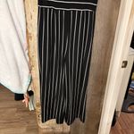 My Michelle  Black and White Striped Jumpsuit 90’s size XL Photo 1