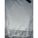 Worthington NWT Women's White Lace A-line Front Zipper Skirt size 14 Photo 8