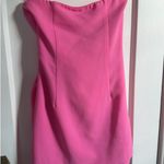 Revolve  Pink Strapless Mini Dress Photo 3