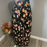 Anthropologie Maeve Colette Cropped Wide Leg Pants in the peach print Photo 4