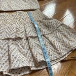 Lilly Pulitzer YARA SKIRT SET MERMAID TAIL METALLIC EYELET Sand Bar Cotton Sz 14 Photo 5