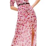 For Love & Lemons Evie Corset Maxi Dress in Tea Rose Pink Cottagecore Size S Photo 10