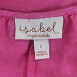 Isabel Maternity Pink Short Sleeve Mini Dress Size Large Pink Maternity Dress Photo 5