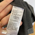 Banana Republic Gray Quilted Short-Sleeve Sheath Dress Size 2 Back Zip Closure Photo 4