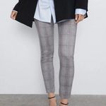 ZARA Checkered Mid Rise Leggings Photo 1