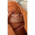 FIGS ‎ Women's XS Tapered Scrub Pants Orange Elastic Waist Workwear Photo 2