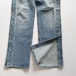 RTA Michael Jean Blue Wash Size 26 Straight Leg Side Snap Button High Rise USA Photo 7