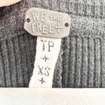 Free People Dark Gray And White Tie Dye Tunic Tshirt Dress Photo 2