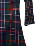 Gretchen Scott Tartan Plaid Shirt Dress Green Small Photo 3