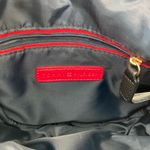 Tommy Hilfiger  black gold hardware‎ round canteen crossbody shoulder bag purse Photo 5