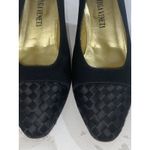 Bottega Veneta Bottega Venetta ￼Women’s Sz 8.5 B ￼ Vintage￼ Black Pumps Classic Weave Photo 15