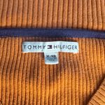 Tommy Hilfiger Vintage V-Neck Sweater in Orange and Purple Photo 1