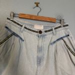 One Teaspoon  Streetwalkers High‎ Waist 80S Fit Denim Shorts Aztec Blue Size 30 Photo 5