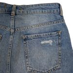 Free People Womens 2 Side Stripe Embellished Denim Miniskirt Photo 5