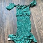 Storets Julia Floral Print Bardot Dress Photo 1