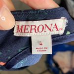 Merona  Womens Floral Long Sleeve Scoopneck Round Neck Aline Dress Size‎ Large Photo 3