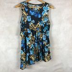 Thalia Sodi  Ruffled Floral Mesh Top Size SMALL Photo 2