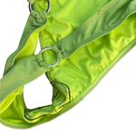 Kendall + Kylie NEW Neon Shimmer Bikini Size Large L Green Revolve Photo 6