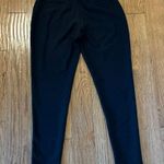 Kay Unger black Scuba pull on big rise tapered pant Large Photo 8
