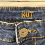 Kut From The Kloth Dark Blue Jeans with Gold Stitching Photo 3