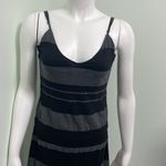 James Perse  Striped Knit Jersey Tank Dress Photo 3