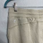 Zyia Women S Beige Heather Jogger Pants Pockets Drawstring Lightweight Athletic Photo 7