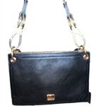 Kooba Black Leather Envelope Purse with Removable Shoulder Strap Photo 3