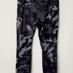 Athleta [] Gray Camo High Rise Contender Powerlift 7/8 Leggings Sz Large Tall LT Photo 2
