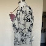 Who What Wear Floral ruffle milkmaid style blouse Photo 3