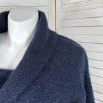 House Of Harlow 1960 Shimmer Sparkle Cardigan Sweater Set Navy Blue XL Chunky Photo 5