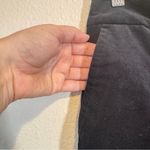 Talbots Black Velvet Wide Leg Cropped Trouser Dress Pants Womens 10 Preppy Photo 2