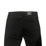 Just Black NWT,  Black Mid Rise Cropped Skinny Jean Fringe Hem, Sz 29 Photo 10