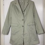 Sage green backless tie back blazer suit dress size medium Photo 0