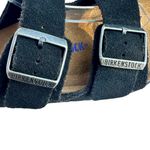 Birkenstock New Arizona Soft Footbed Black Suede Leather Sandals US 8 8 1/2 Photo 7