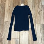 Free People Tilly Ribbed Knit Long Sleeve Button Down Cardigan Photo 4