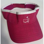 American Needle Masters Golf Tournament Pink Plaid Adjustable Visor Hat by Photo 0
